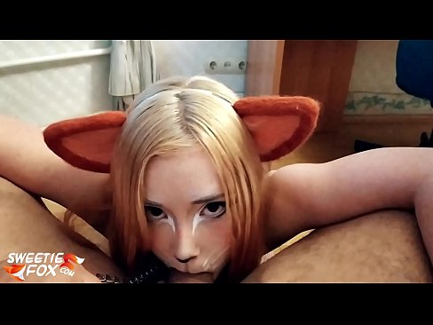 ❤️ Kitsune vale Dick ak kom nan bouch li Porno fb nan nou ❌